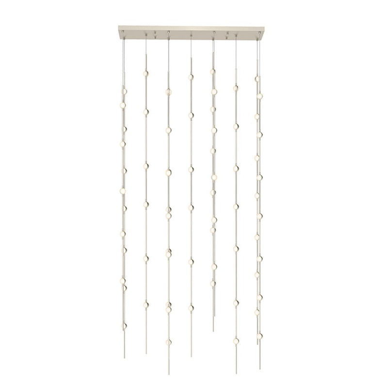 Sonneman Constellation 69 Light Andromeda LED Pendant, Nickel/White - 2166-13W