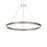 Sonneman Double Corona 2 Light 32" LED Ring Pendant, Bright Aluminum - 2305-16