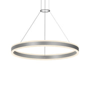 Sonneman Double Corona 2Lt LED Ring Pendant, Aluminum/Frosted - 2305-16-J20
