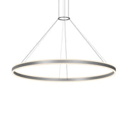Sonneman Double Corona 2Lt LED Ring 60" Pendant, Aluminum/Frosted - 2309-16-J20
