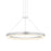 Sonneman Corona 1Lt LED 24" Pendant, Satin Aluminum/Frosted - 2315-16-J20