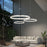 Sonneman Corona 1Lt LED Ring Pendant, Satin Aluminum/Frosted
