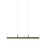 Sonneman Stiletto 1 Light LED 24" Pendant, Satin Black/Frosted - 2345-25-J20
