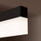 Sonneman Stiletto 1 Light LED 24" Pendant, Satin Black/Frosted