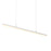 Sonneman Stiletto 1Lt LED 60" Pendant, Satin Aluminum/Frosted - 2348-16-J20