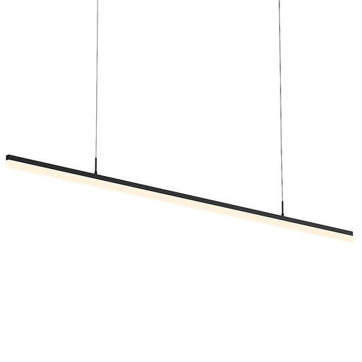 Sonneman Stiletto 1 Light 72" LED Pendant, Satin Black/Frosted - 2349-25-J20