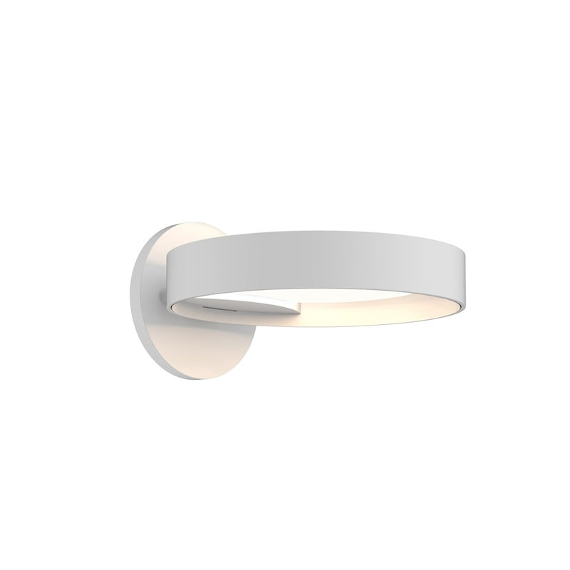 Sonneman Light Guide Ring 1 Light LED Wall Sconce, Satin White - 2650-03W