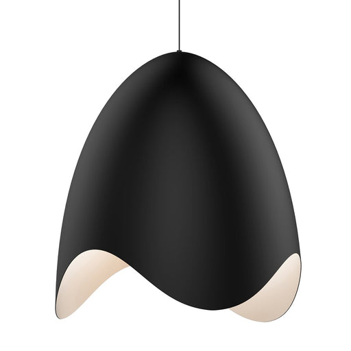 Sonneman Waveforms 1 Light LED Pendant, Black/Satin Black - 2676-25W-J20