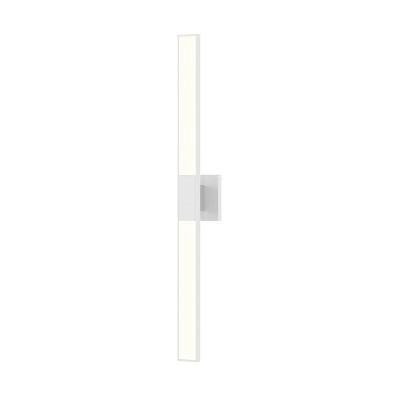Sonneman Planes 2 Light 32" LED Double Wall Sconce, Satin White - 2683-03