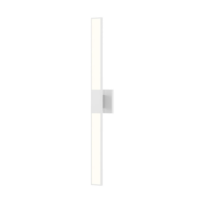 Sonneman Planes 2 Light 32" LED Double Wall Sconce, Satin White - 2683-03