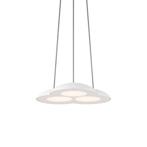 Sonneman Little Cloud 1Lt LED Pendant, White/ White - 2732-98-J20