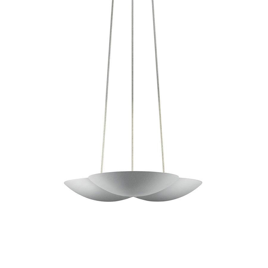 Sonneman Little Cloud 1Lt LED Uplight Pendant, Aluminum/ Aluminum - 2734-16-J20