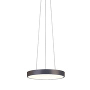 Sonneman Pi 1 Light 16" LED Pendant, Black Bronze/White - 2740-32-J20