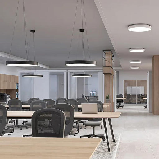 Sonneman Pi 1 Light 16" LED Pendant, Black Bronze/White