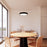 Sonneman Pi 1 Light 16" LED Pendant, Black Bronze/White