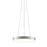 Sonneman Pi 1 Light LED 20" Pendant, Bright Satin Aluminum/White - 2742-16-J20