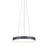 Sonneman Pi 1 Light LED 20" Pendant, Black Bronze/White - 2742-32-J20