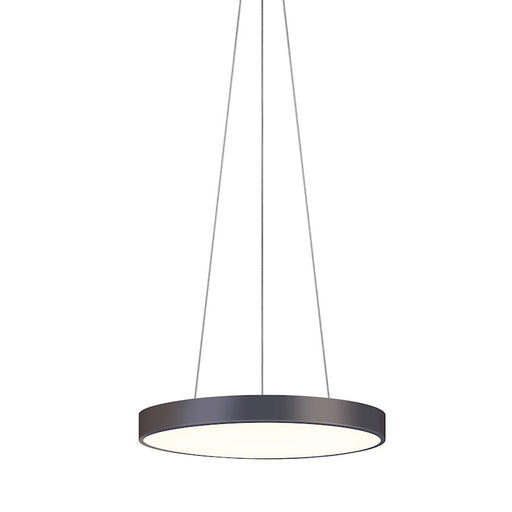 Sonneman Pi 1 Light LED 20" Pendant, Black Bronze/White - 2742-32-J20