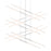 Sonneman Tik Tak 20 Light Stack 5 Tier LED Pendant, Satin White - 2805-03