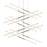 Sonneman Tik Tak 20 Light Stack 5 Tier LED Pendant, Satin Nickel - 2805-13