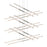 Sonneman Tik Tak 24 Light Stack 6 Tier LED Pendant, Satin Nickel - 2806-13