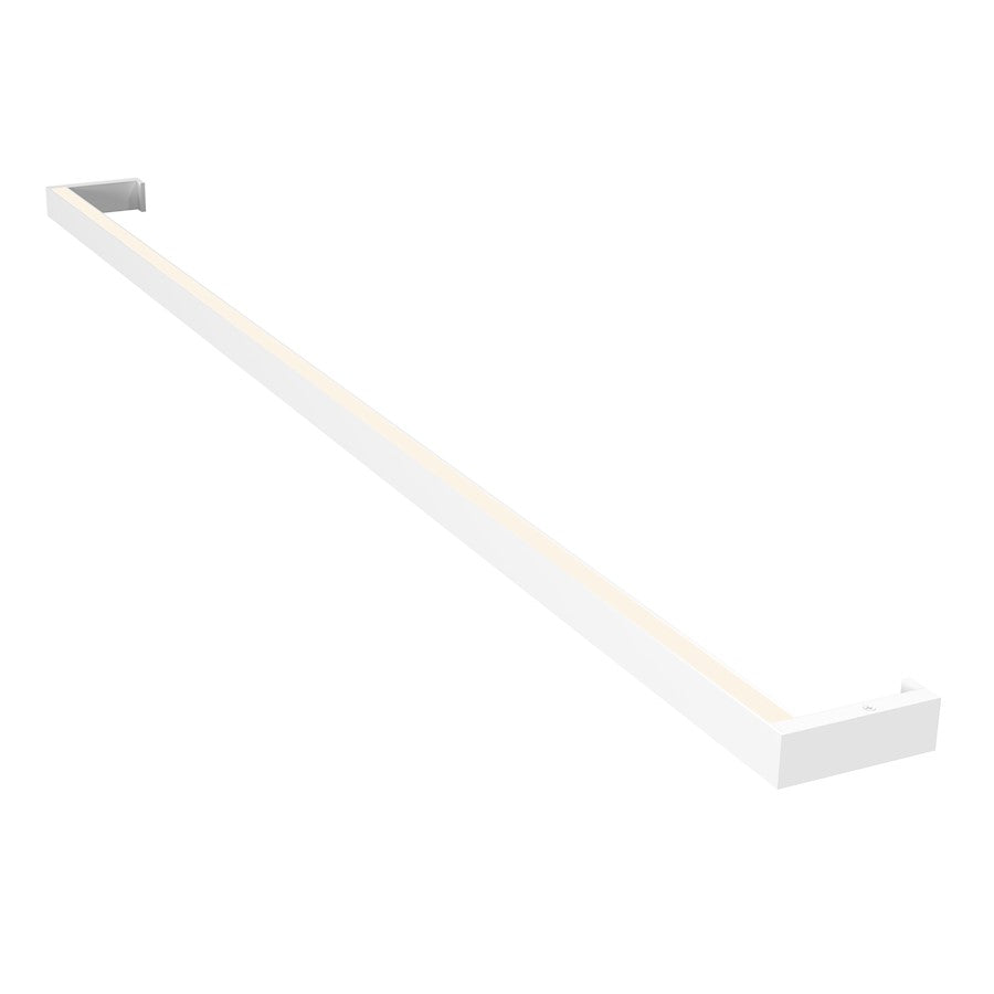 Sonneman Thin Line 1 Light 4' One Sided LED Wall Bar, Satin White - 332435