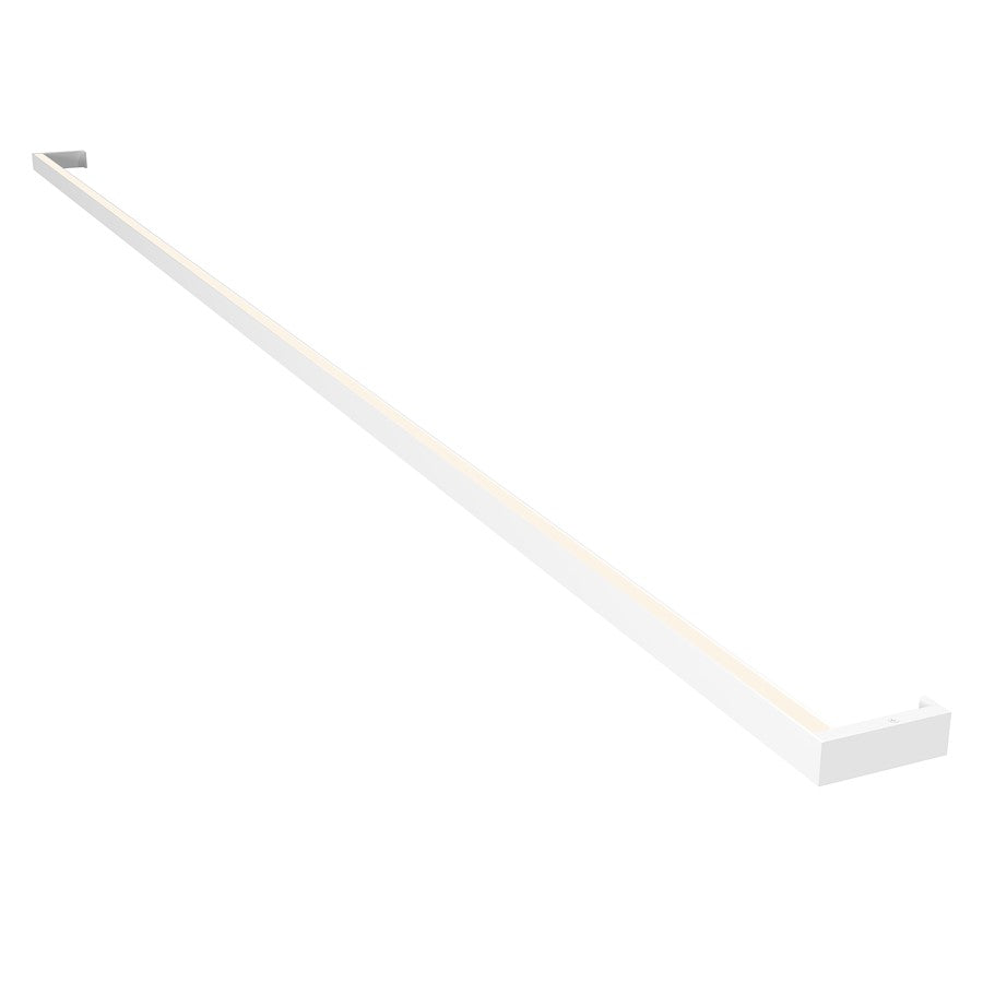 Sonneman Thin Line 1 Light 8' One Sided LED Wall Bar, Satin White - 332439