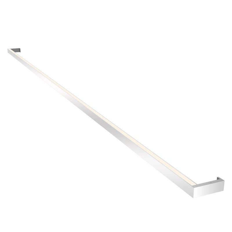 Sonneman Thin Line 1 Light 8' LED Wall Bar, Bright Satin Aluminum - 2810-16-8