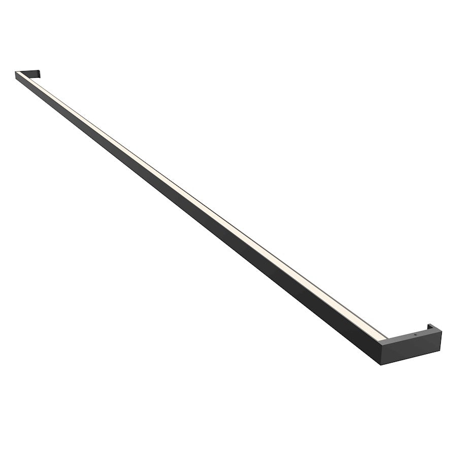 Sonneman Thin Line 1 Light 8' One Sided LED Wall Bar, Satin Black - 2810-25-8