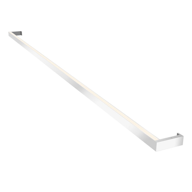 Sonneman Thin Line 2 Light 6' LED Wall Bar, Bright Satin Aluminum - 2812-16-6