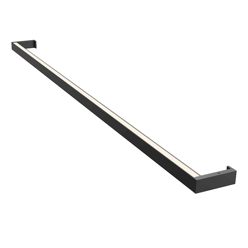 Sonneman Thin Line 2 Light 4' Two Sided LED Wall Bar, Satin Black - 2812-25-4