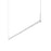 Sonneman Thin Line 1 Light 6' One Sided LED Pendant, Satin White - 334629