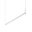 Sonneman Thin-Line 1 Light LED 6' Pendant, Satin White/White - 2816-03-6-J20