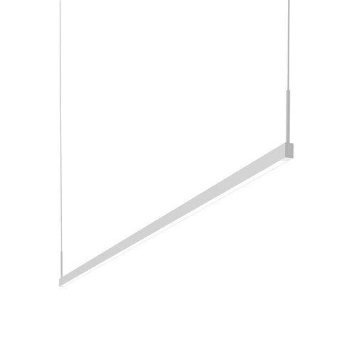 Sonneman Thin-Line 1 Light LED 6' Pendant, Satin White/White - 2816-03-6-J20