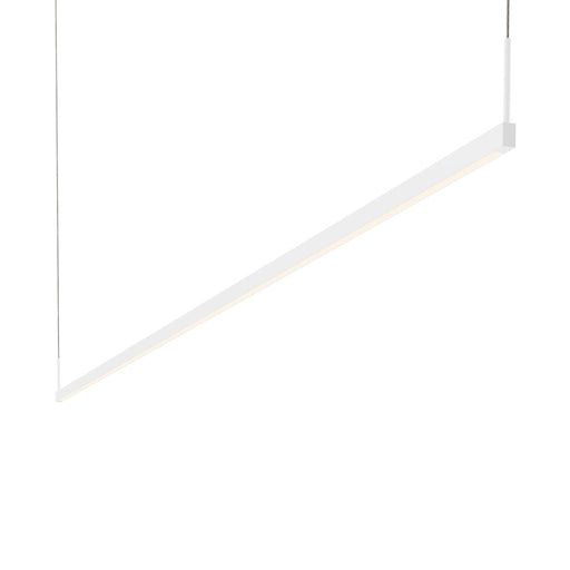 Sonneman Thin Line 1 Light 8' One Sided LED Pendant, Satin White - 334631
