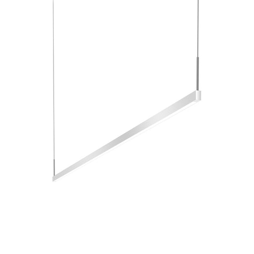 Sonneman Thin Line 1 Light 6' One Sided LED Pendant, Bright Aluminum - 2816-16-6