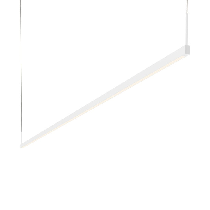 Sonneman Thin Line 2 Light 8' Two Sided LED Pendant, Satin White - 335361