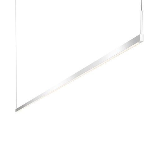 Sonneman Thin Line 2 Light 8' Two Sided LED Pendant, Bright Aluminum - 2818-16-8