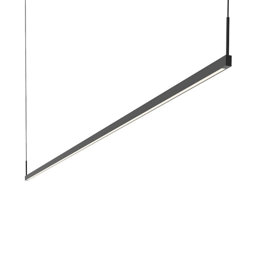 Sonneman Thin-Line 2 Light led 8' Pendant, Satin Black/White - 2818-25-8-J20