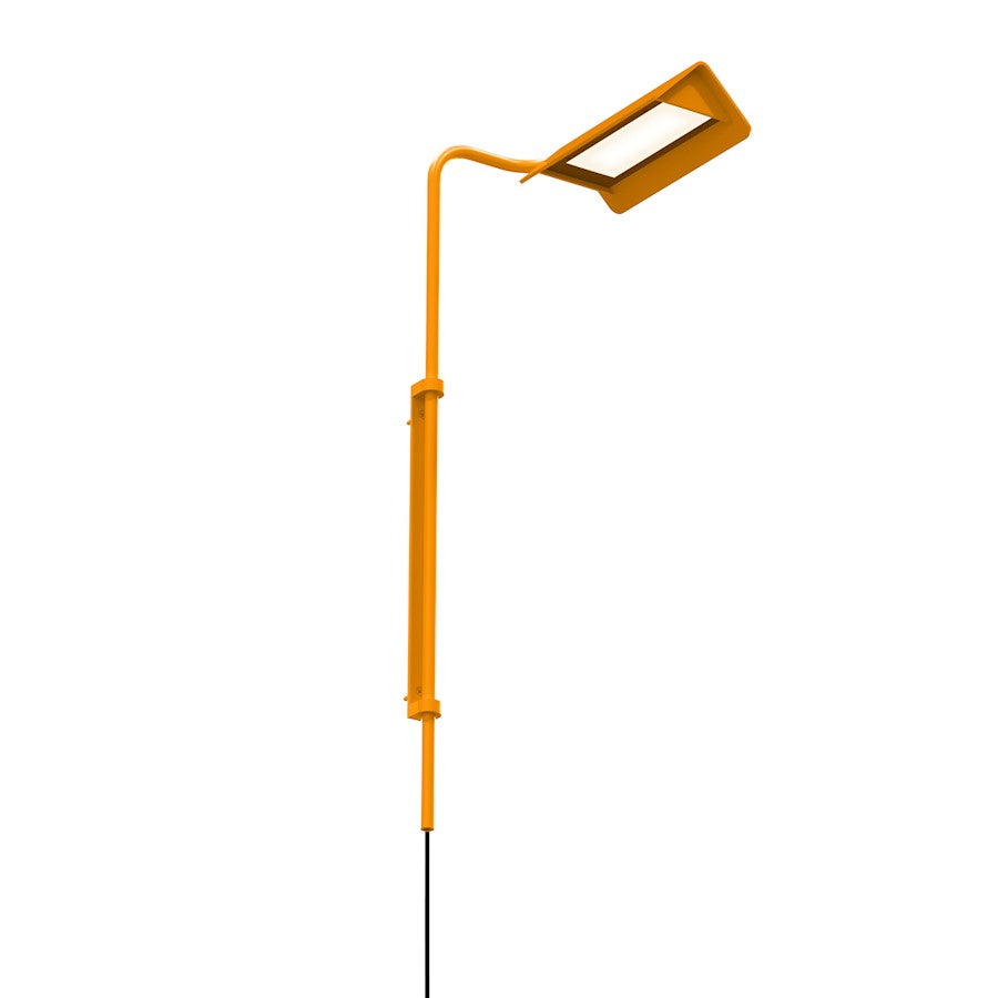 Sonneman Morii 1 Light Right LED Wall Lamp, Satin Orange - 2833-06