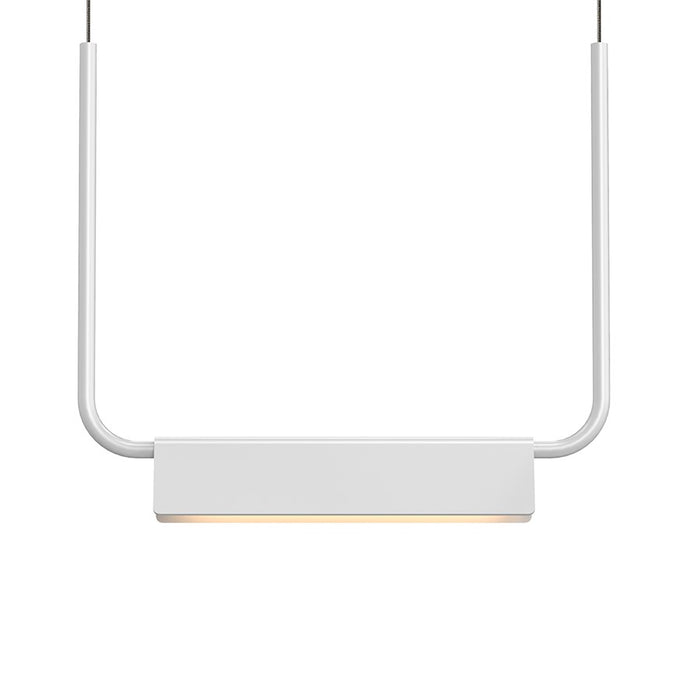 Sonneman Morii 1 Light 15" LED Pendant, Satin White - 2837-03