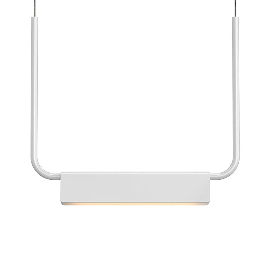 Sonneman Morii 1 Light 15" LED Pendant, Satin White - 2837-03