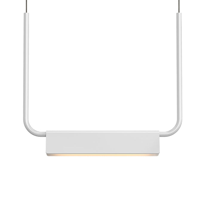 Sonneman Morii 1 Light 15" LED Pendant, White/Satin White - 2837-03-J20