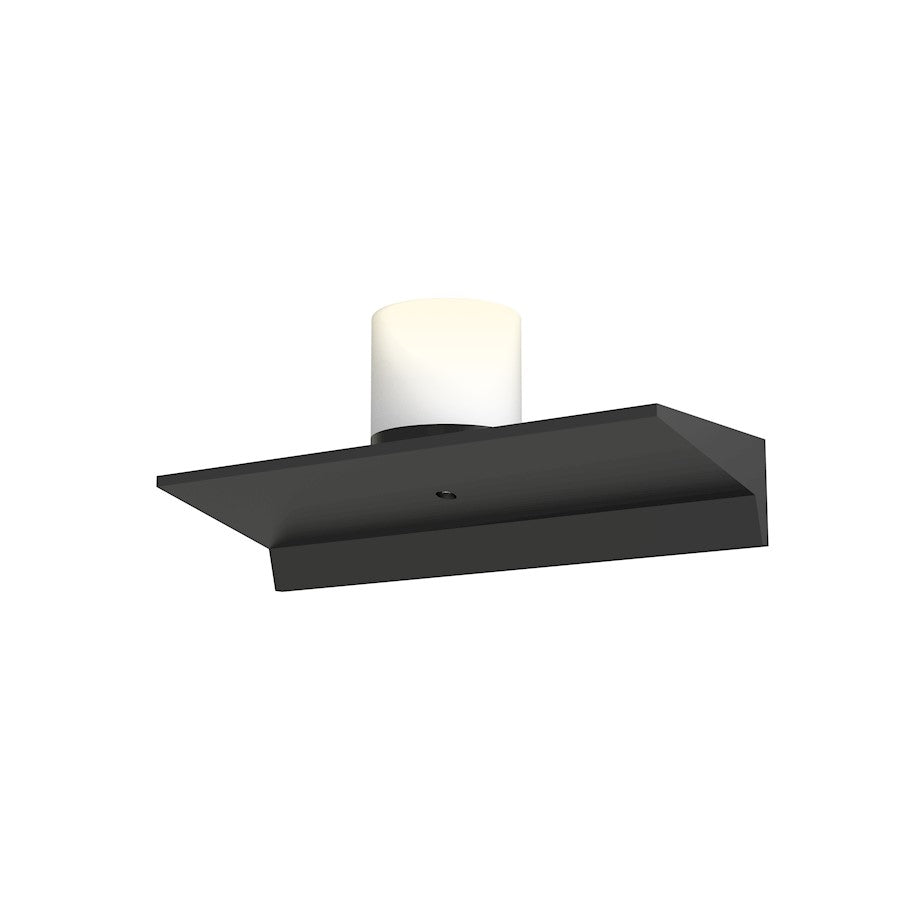 Sonneman Votives 2 Light Large LED Wall Bar, Satin Black - 2852-25-LW