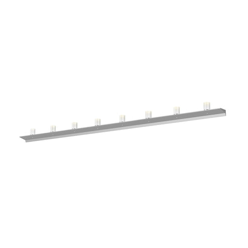 Sonneman Votives 16 Light Small LED Wall Bar, Bright Satin Aluminum - 2855-16-SW