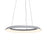 Sonneman Torus 1 Light LED 24" Pendant, Dove Gray/Dove Gray - 2870-18-J20