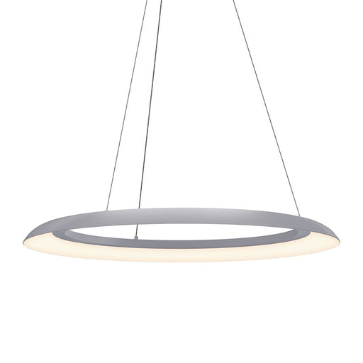 Sonneman Torus 1 Light 32" LED Pendant, Dove Gray/Dove Gray - 2872-18-J20
