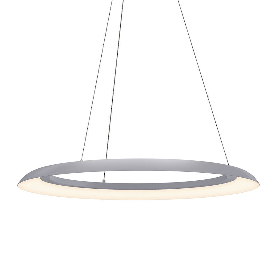 Sonneman Torus 1 Light 32" LED Pendant, Dove Gray/Dove Gray - 2872-18-J20