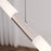 Sonneman Ballet 13Lt LED 3' Chandelier, Satin Aluminum/Frosted