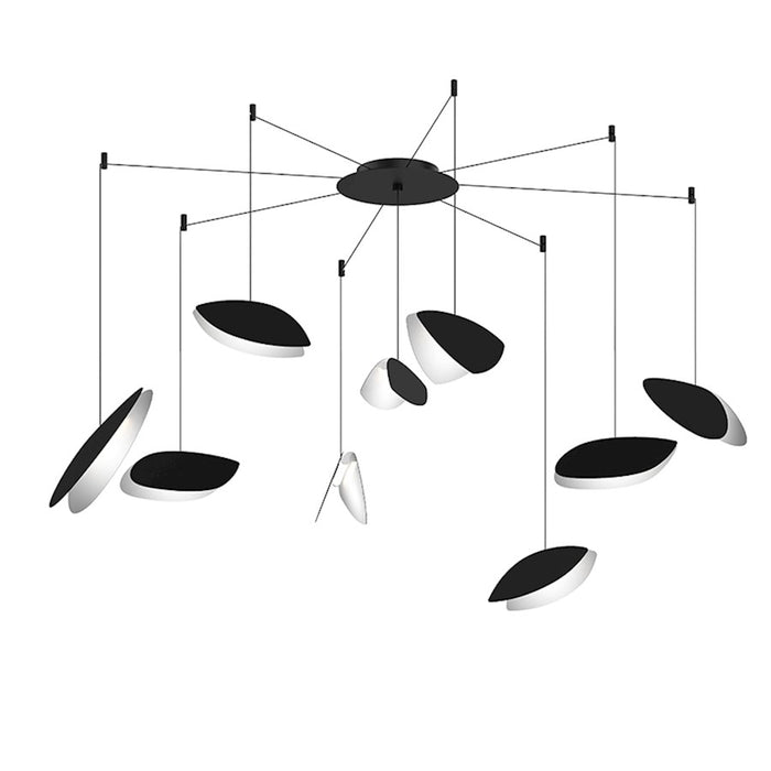 Sonneman Papillons Swag LED Pendant, Satin Black
